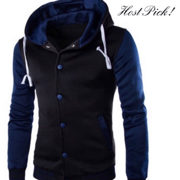 OASAP Other - New Men’s Varsity Bomber Style Sweatshirt Jacket